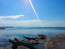 Self-guided kayaking in the Archipelago National Park, Finland